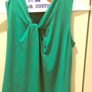 Kelly Green blouse.